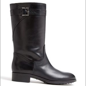 Tod’s Flat Moto Boot